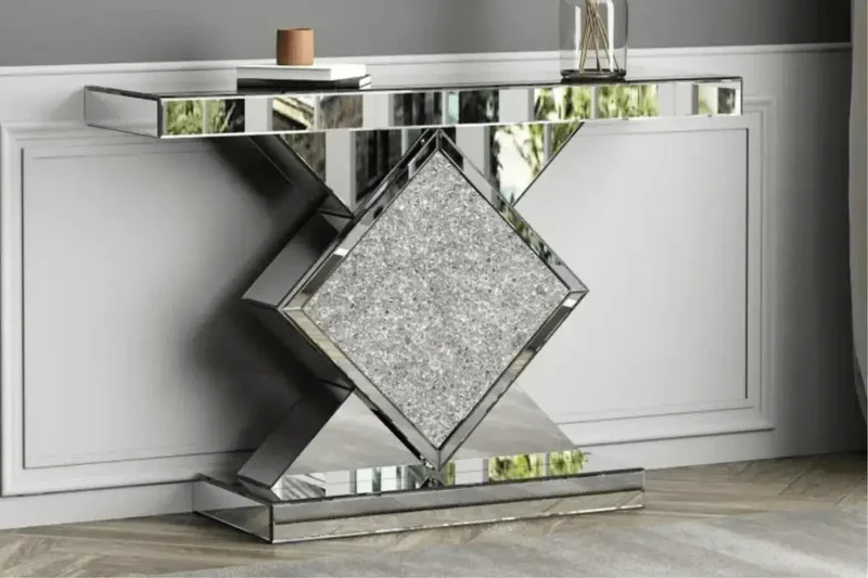 Console Miroir Losange