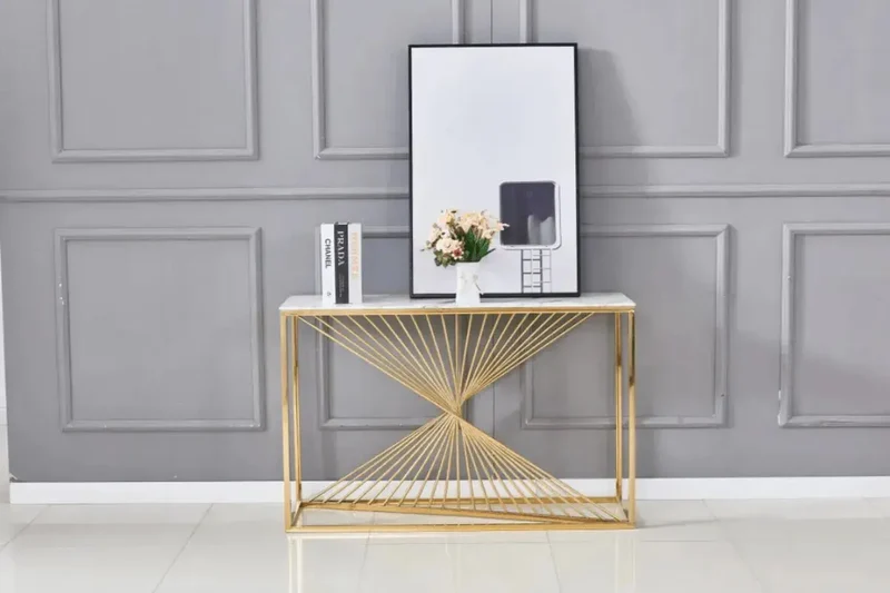 Console Brittany Pieds Gold 120x40x78 CM