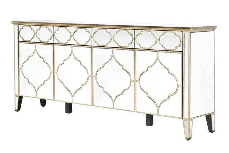 Buffet Miroir Venitien 4 Portes 200x40x87 CM