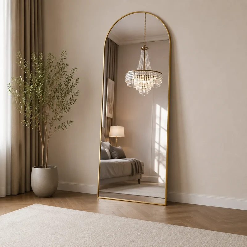 Miroir mural forme organique – Design moderne