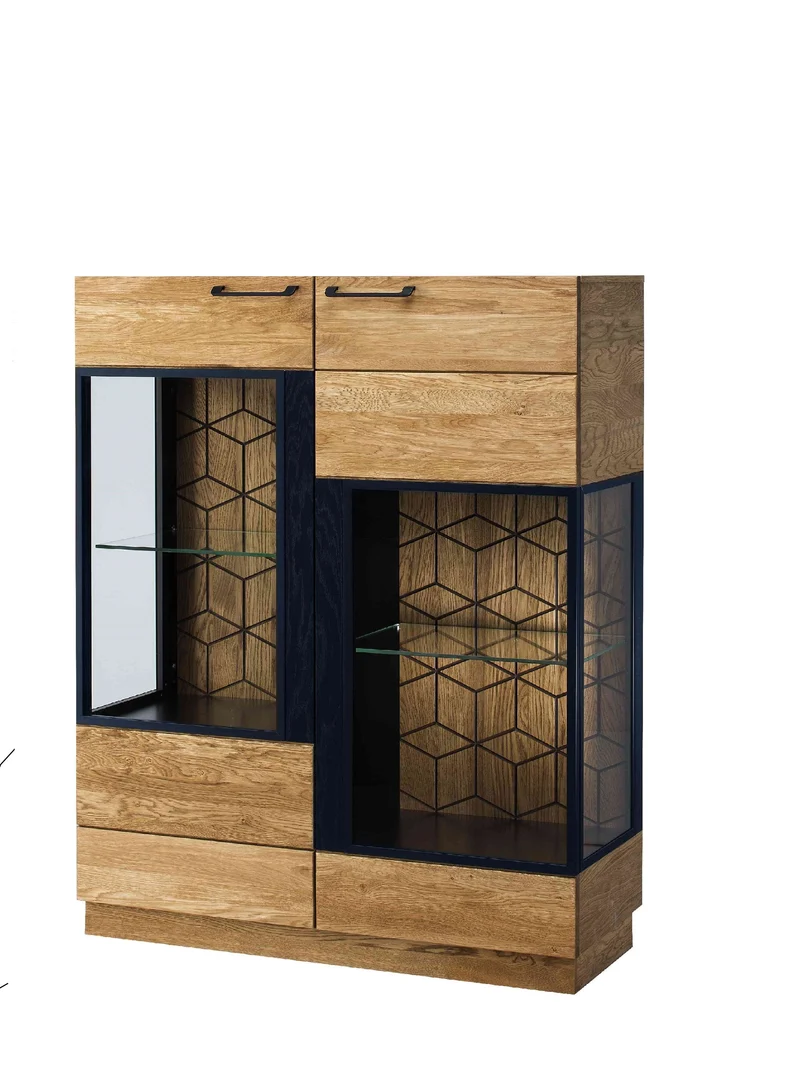 Vitrine en chêne MOZAIK 15 | LoftStory