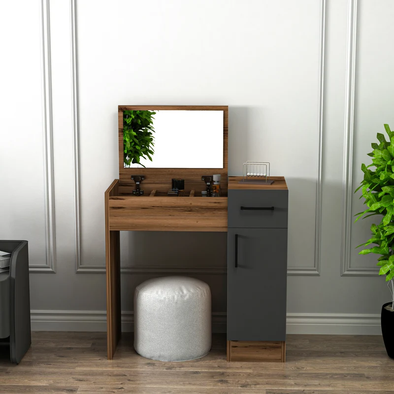 Agnes Freestanding Makeup Vanity Table with Mirror