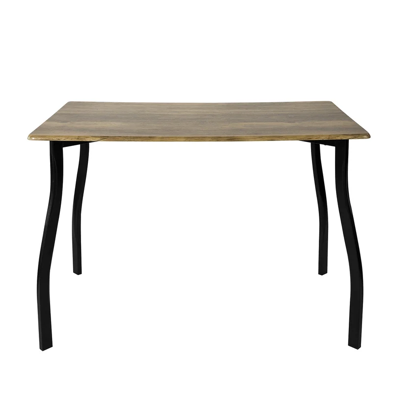 SoBuy OGT29-N Table à Manger en Métal Style Industriel Table de Cuisine Table de Repas