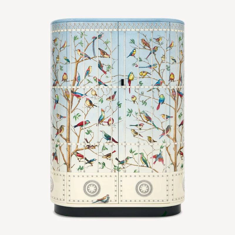 Curved cabinet Uccelli
