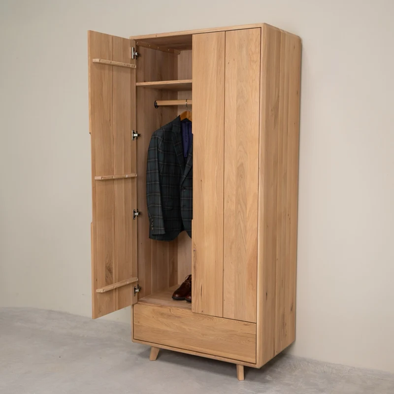 Armoire à 2 portes en bois massif Sweden | NordicStory