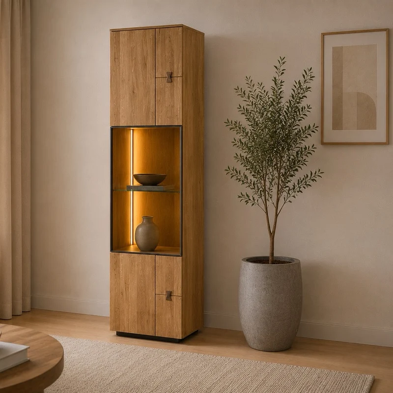 Vitrine en chêne MINURA 10 | LoftStory