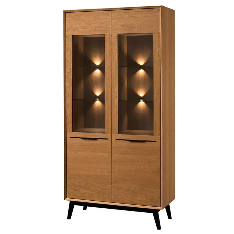 Vitrine en chêne LAZURE 12 | LoftStory