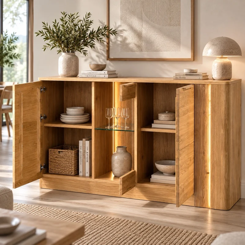 Commode en chêne LONDRES 45 | LoftStory