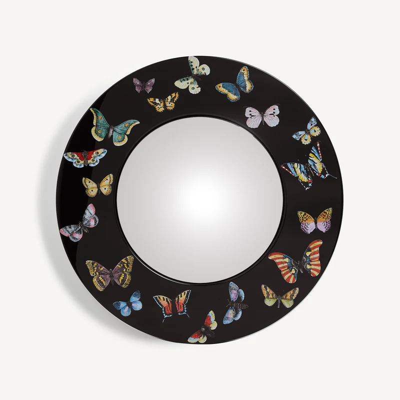 Frame with convex mirror Farfalle