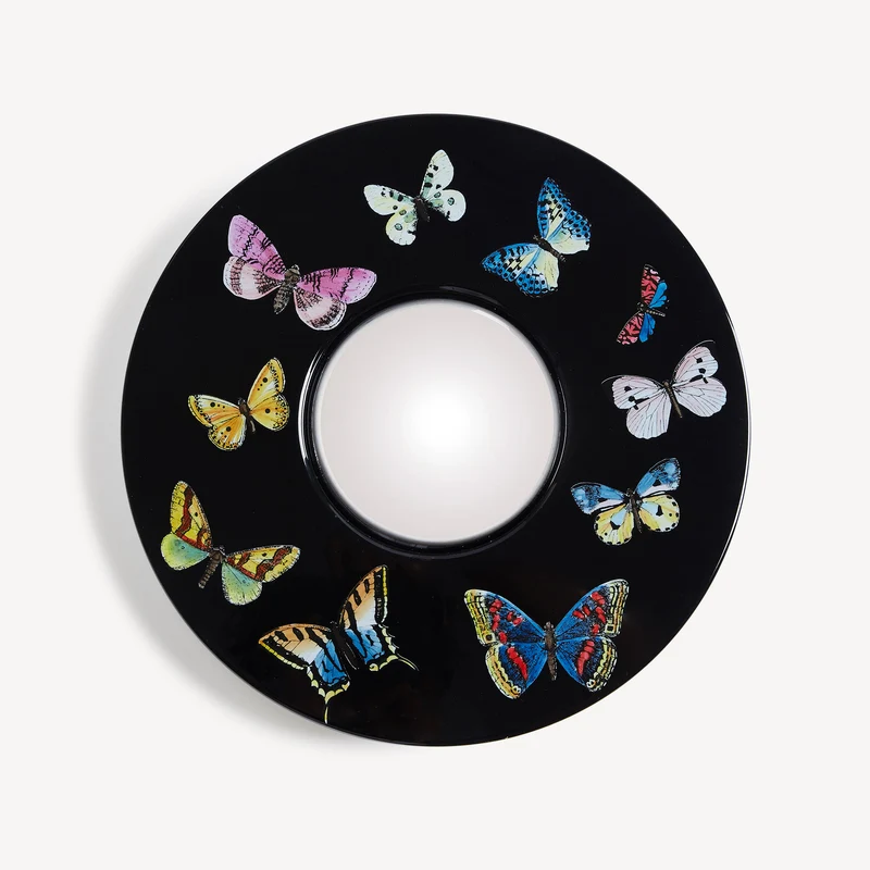 Frame with convex mirror Farfalle