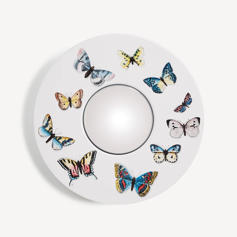 Frame with convex mirror Farfalle