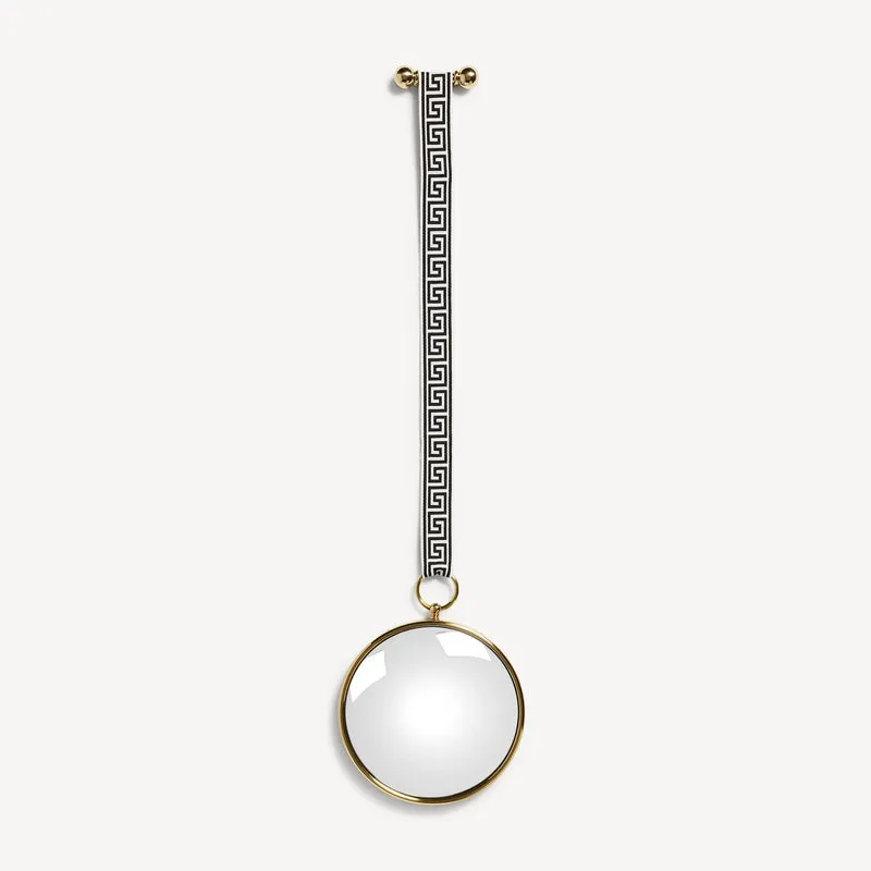 Magic convex mirror with ribbon