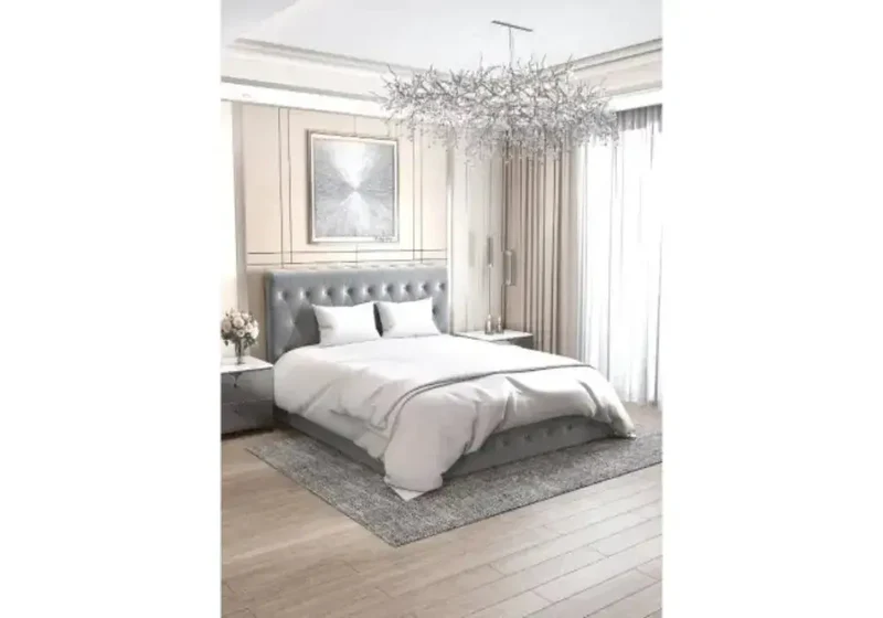 Lit Coffre Corsica En Velours 180x200