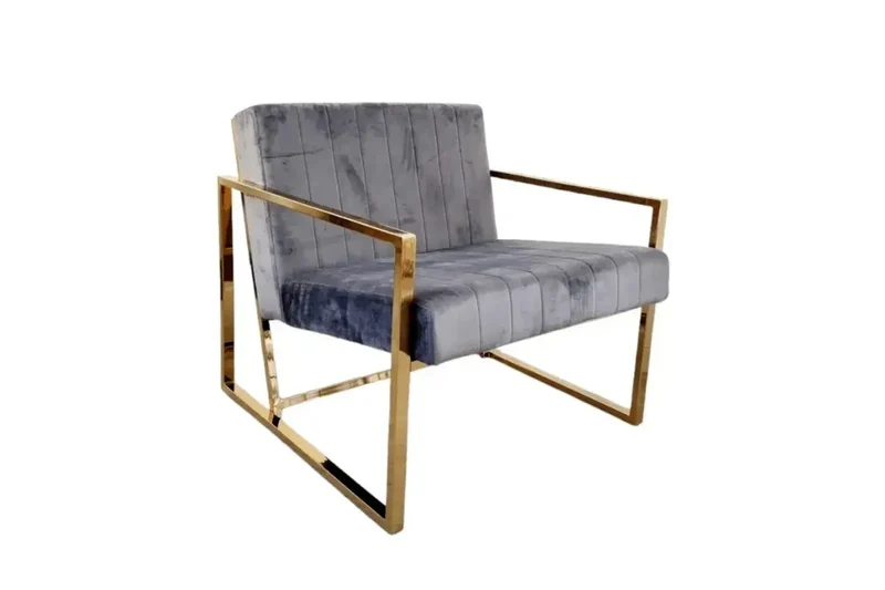 Fauteuil Keny Pieds Dorés