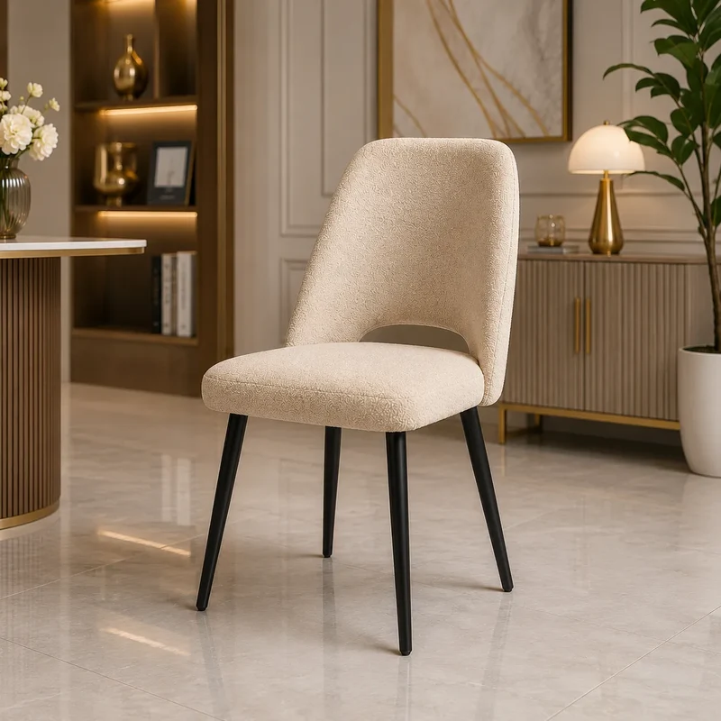 4 Chaises Laine Mouton