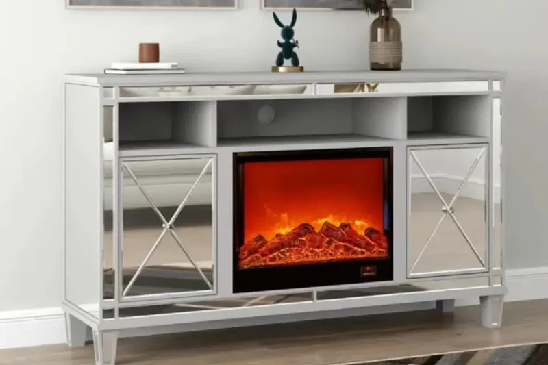 Meuble Tv Cheminee Spezia 150x40x90 CM