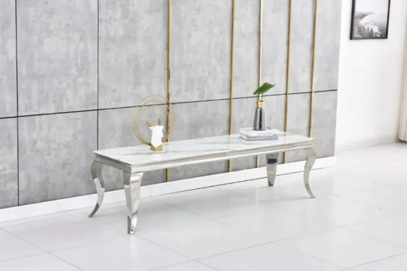 Meuble Tv Baroque Chrome 160x45x45 CM