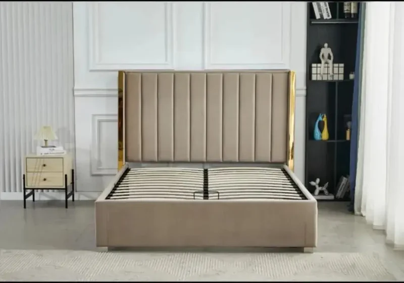 Lit Coffre Beige Prince