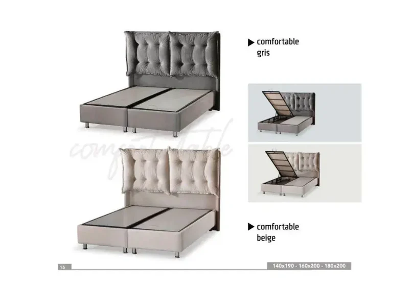 Lit Coffre Comfortable Swedzo
