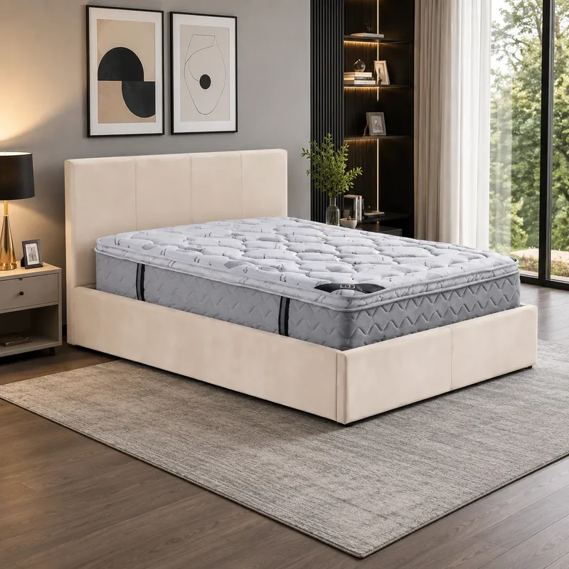 Lit Simply Coffre Velour 160x200
