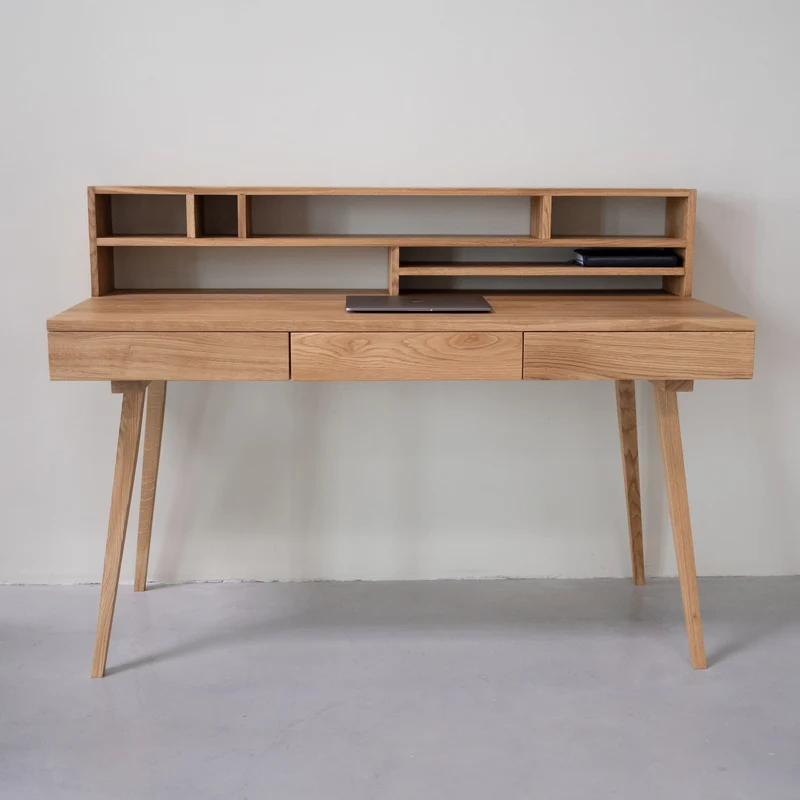 Bureau en chêne massif MALMO 2 | NordicStory