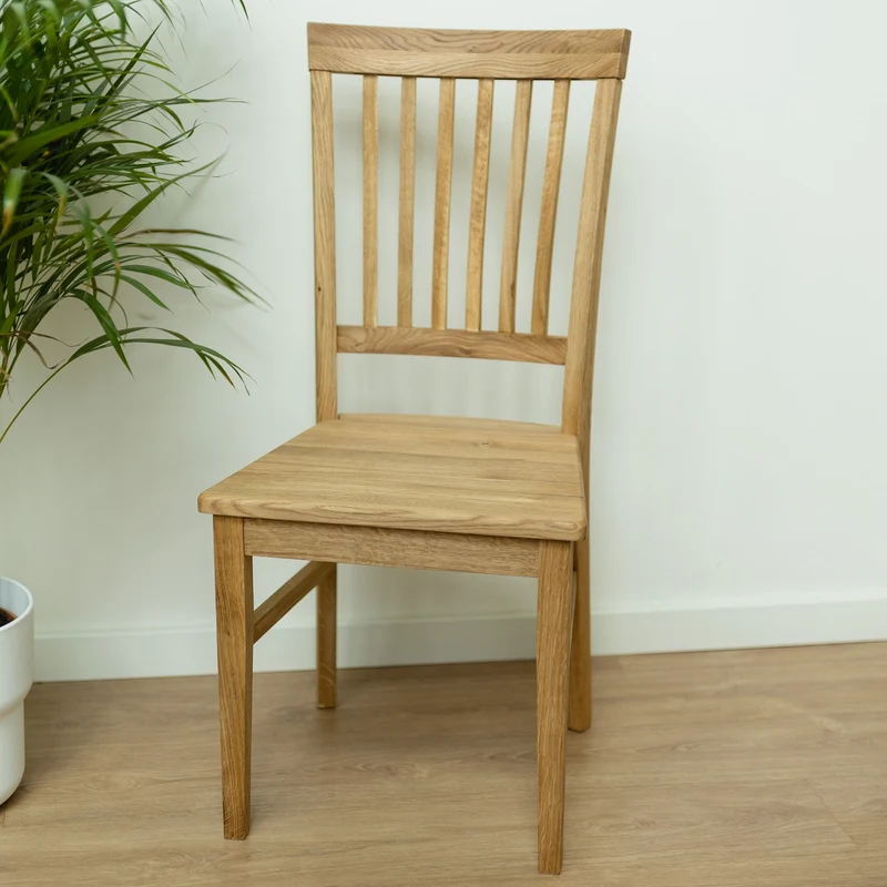 Lot de 2 ou 4 chaises de salle à manger en chêne massif de Provence | NordicStory