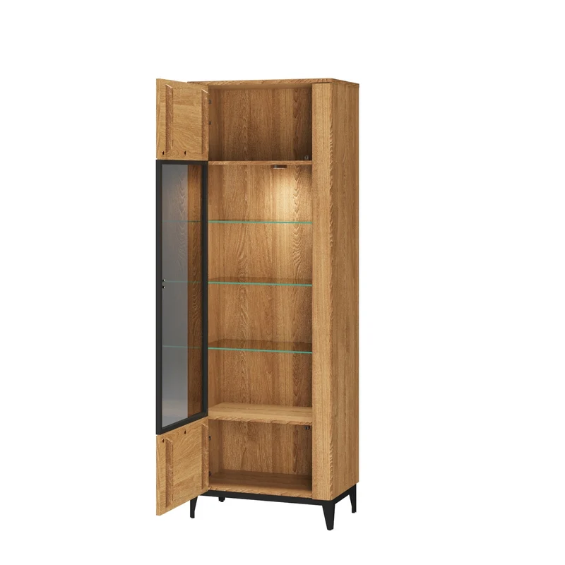Vitrine en chêne OPORTO 10 | LoftStory