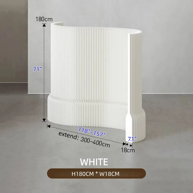 Paravent extensible en papier alvéolé