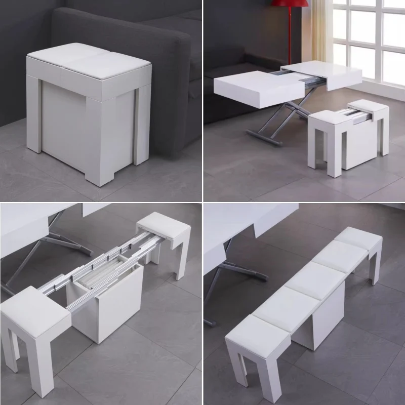 Tabouret de rangement extensible moderne
