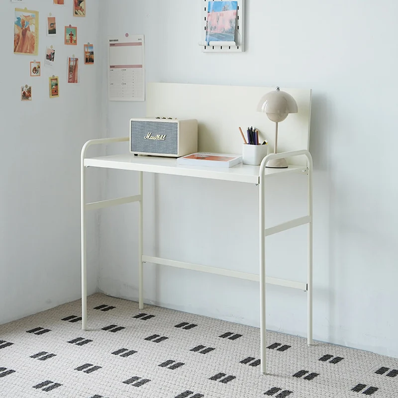 Contemporary Industrial Rectangular Iron Magnetic Desk 1-Tier For Study