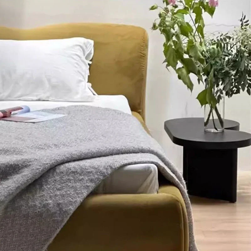 Contemporary Creative Particle Board Butterfly-Shaped End Table With 1 Tier For Living Room
