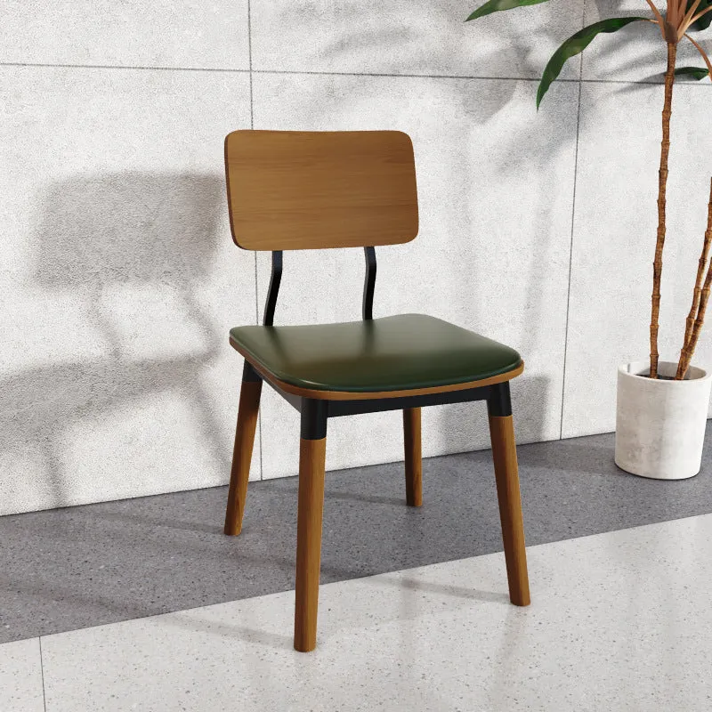 Modern Luxury Cat Scratch Leather Iron Dining Chair Accent Chair For Dining Room