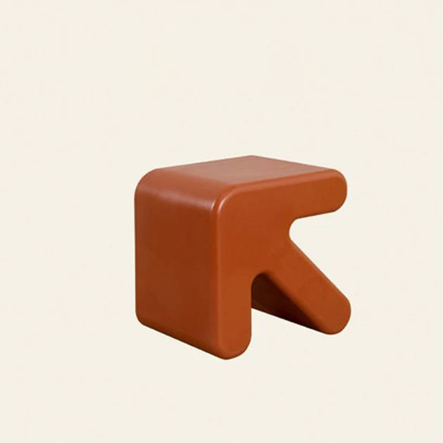 Contemporary Creative Arrow Full PE Footstool Backless Armless For Living Room