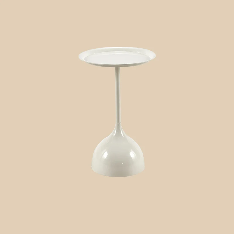 Modern Minimalist Round Iron End Table For Living Room