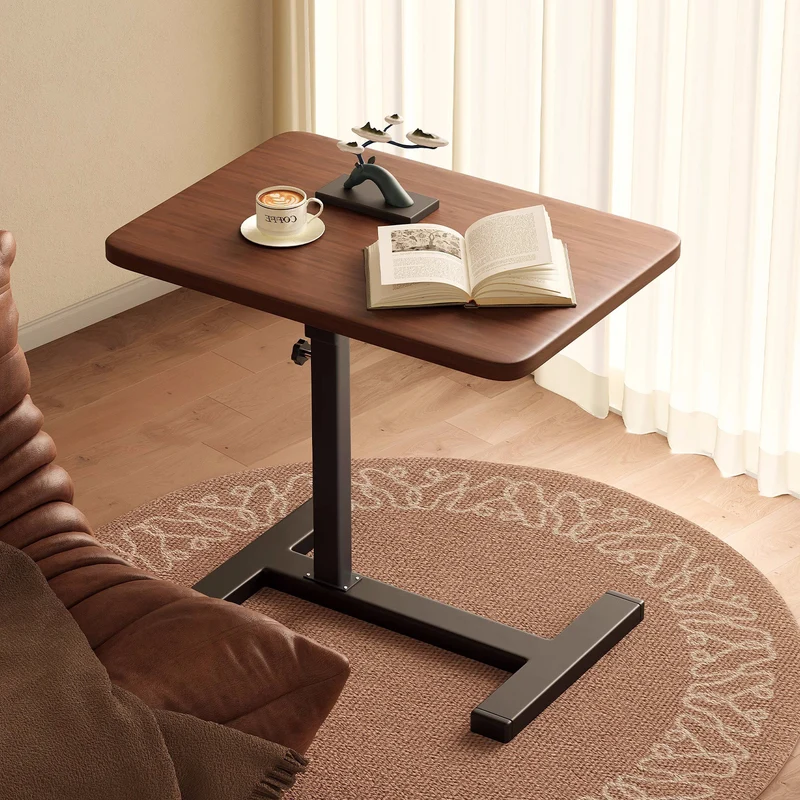 Modern Minimalist Removable Foldable Rectangular MDF Iron End Table 1-Tier For Living Room