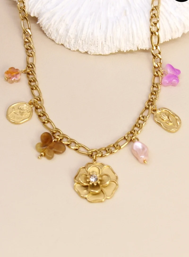 Collier Flower cristal