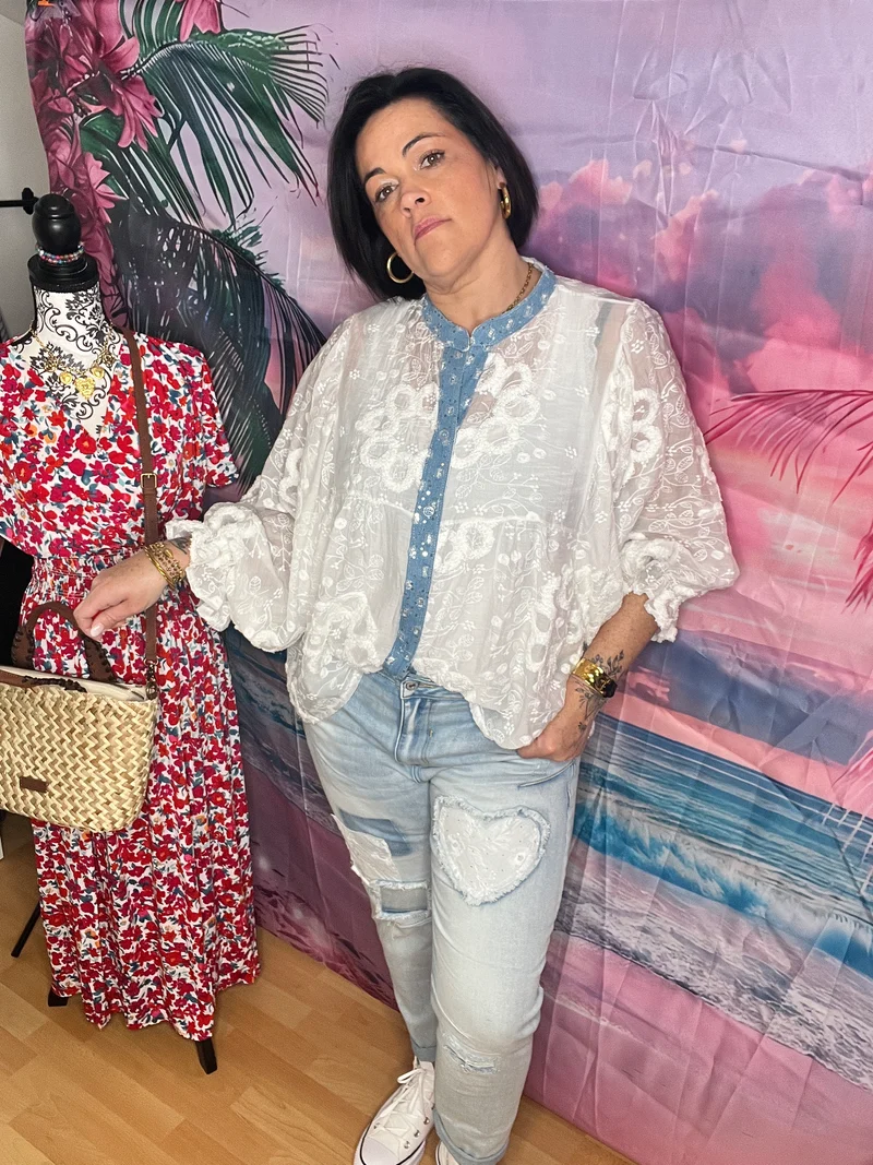 Chemisier fin oversize