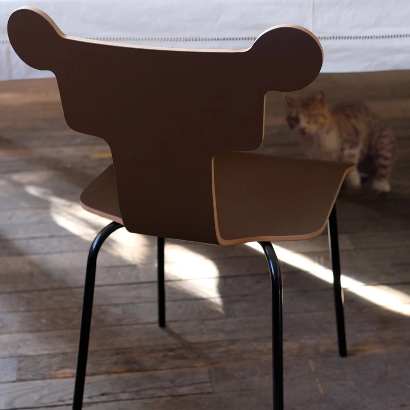 CHAISE L'INTELLECTUELLE, chocolat