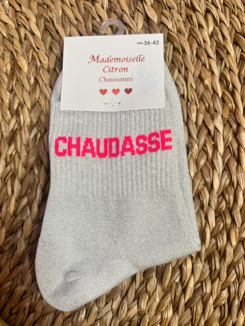 Chaussettes à paillettes ✨