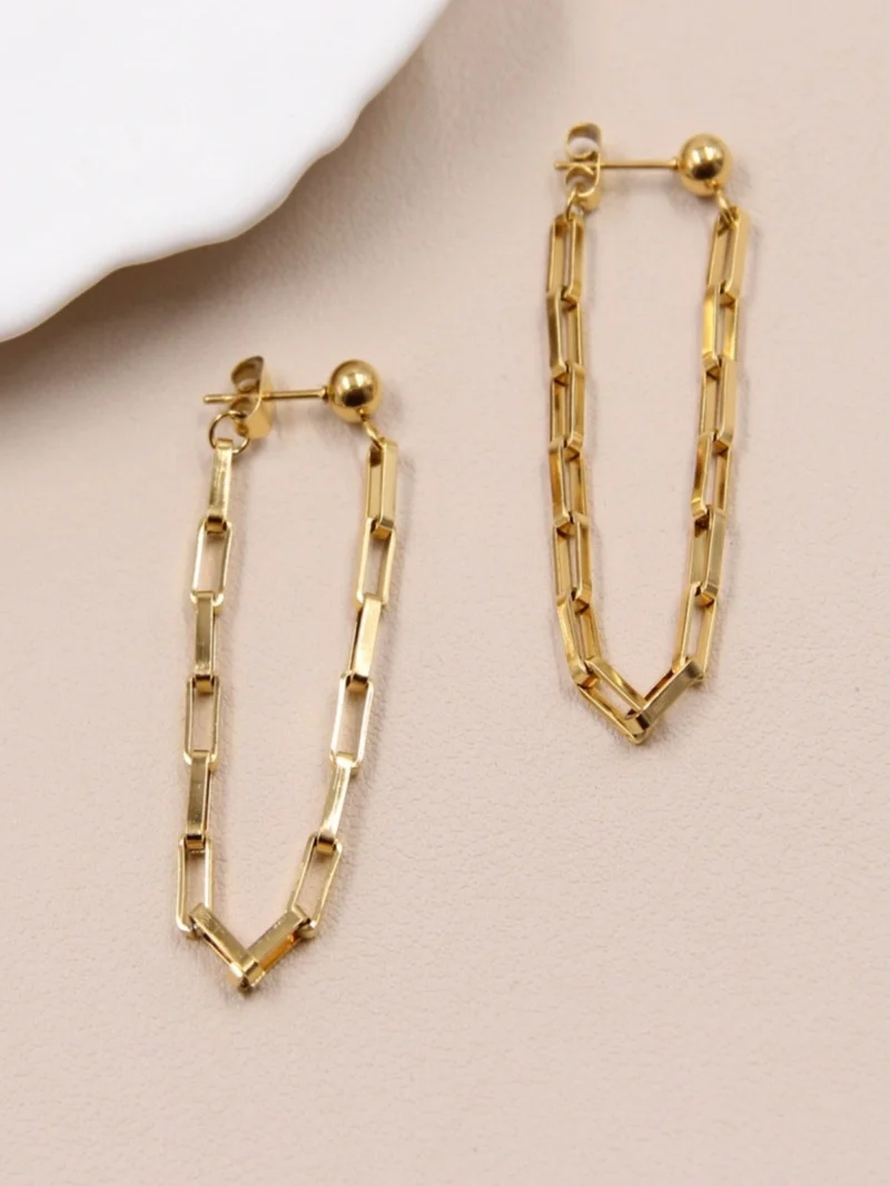 Boucle d’oreille maille