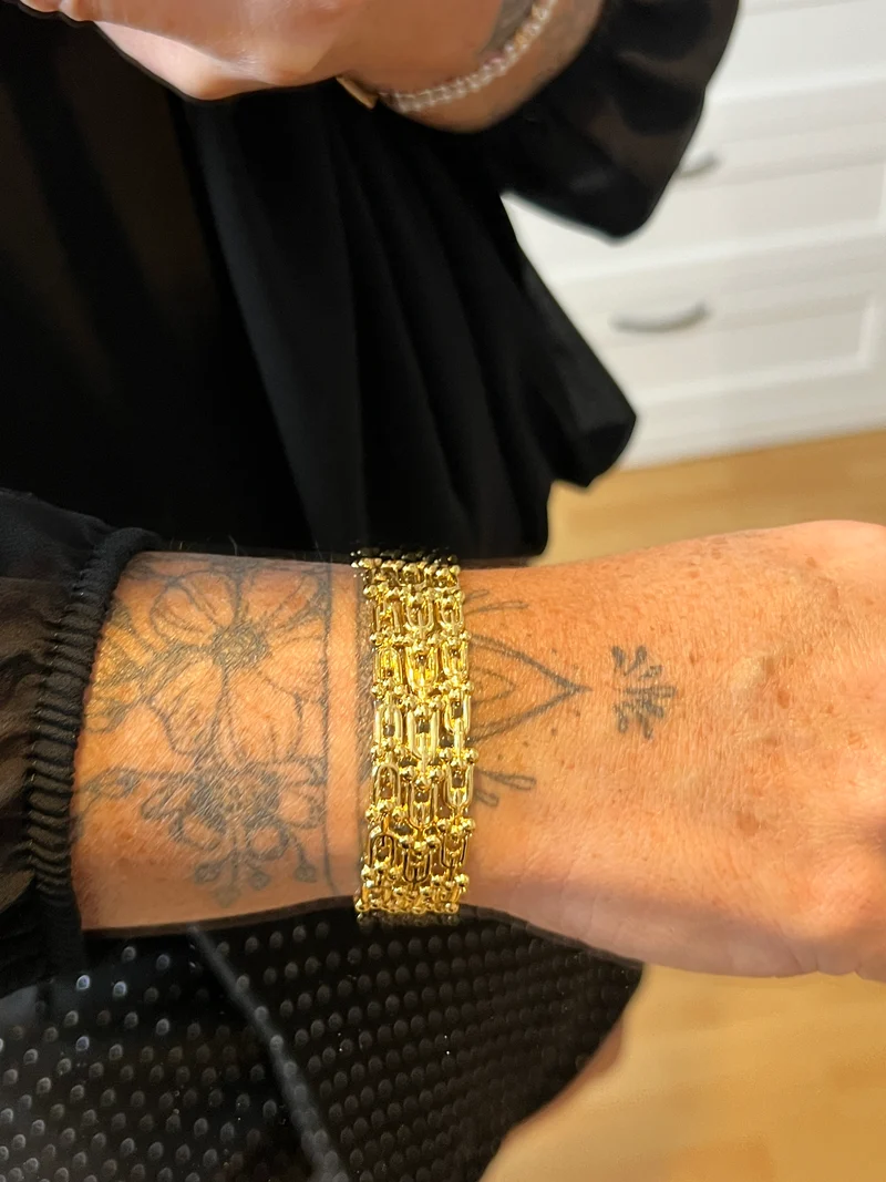 Bracelet Manchette Graphique