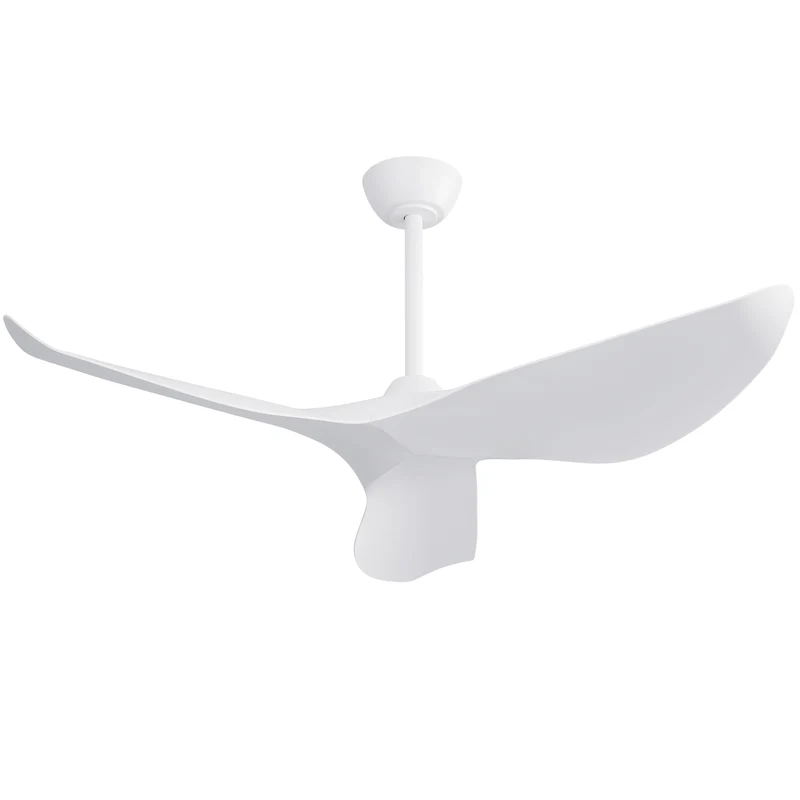 Ventilateur de plafond 96 cm blanc mat, moteur DC silencieux, télécommande, intérieur/extérieur ITALIAN METAL STYLE