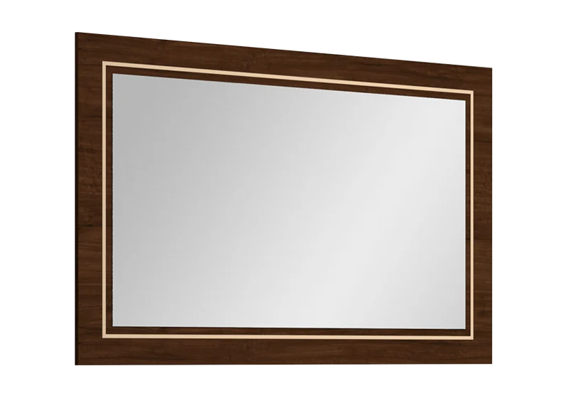 Miroir mural noyer – Eva