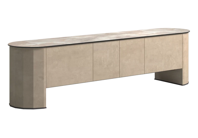 Meuble TV design italien effet pierre – Dune