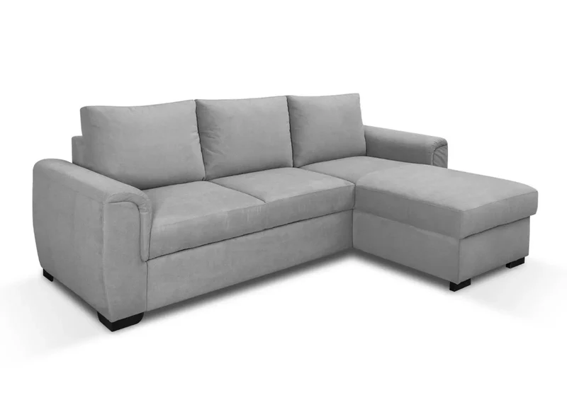 Canapé angle convertible gris - Juba