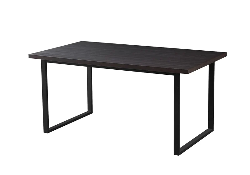 Table à manger noir bois noir - Nour