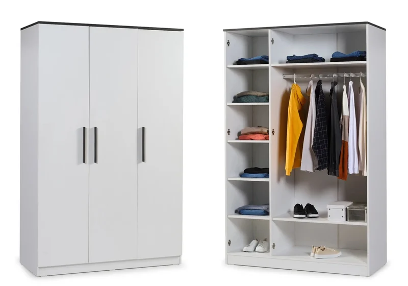 Ensemble de chambre jeune moderne blanc INFINITY