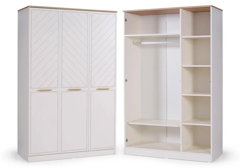 Ensemble de chambre jeune moderne crème OSCAR
