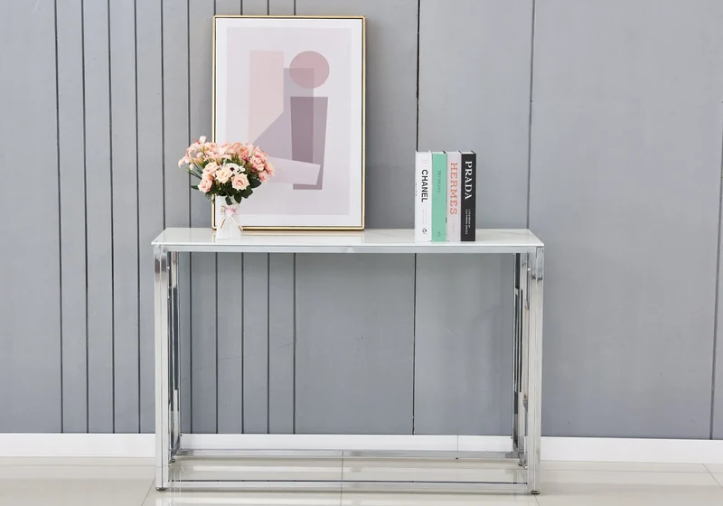 Console marbre blanc - Glory