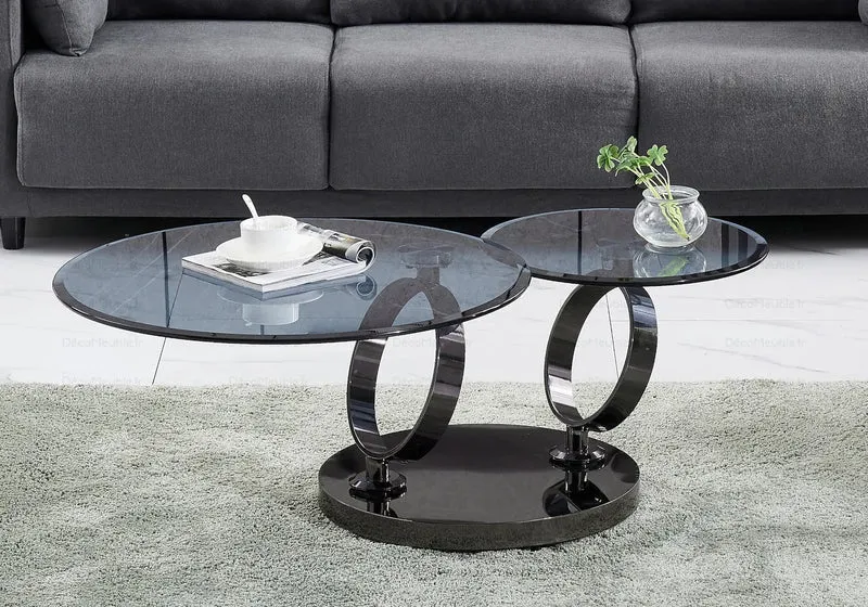 Table basse articulée noire - Vario